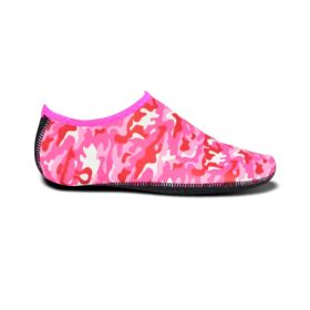 Printing Snorkeling Diving Socks For Men And Women 2.5MM Rubber Beach Socks Lycra Non-slip (Option: Red-XXXS)