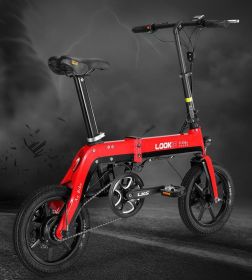 New Bestselling Ebike Electric Bicycle Foldable (Color: Red)