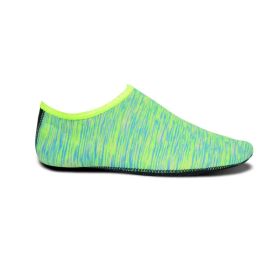Printing Snorkeling Diving Socks For Men And Women 2.5MM Rubber Beach Socks Lycra Non-slip (Option: Green-M)