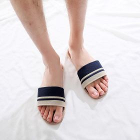 Multi Colors Summer Flax Slippers Women Men Casual Linen Slides Non-Slip Home Flip Flops Indoor Shoes Unisex Sandals Beach (Color: S, size: 35-36 (230mm))