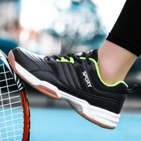 High Quality Lightweight Men's Tennis Shoes Non-Slip Breathable Volleyball Shoes Outdoor Men's Sneakers Training Shoes For Men (Color: Black, size: 41)