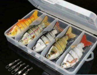 Multi-section Bionic Fake Bait Fish Road (Option: 5color box B)
